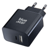 Ładowarka sieciowa do telefonu Blue Star USB C + USB A QC4.0 PD 3A 25W TFB-TC-25WPD czarna-360774