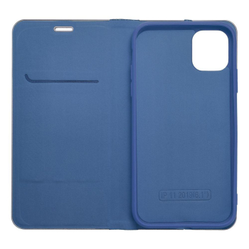 Etui z klapką na iPhone 7 / 8 / SE 2020 / SE 2022 Luna Book Carbon niebieskie-366191