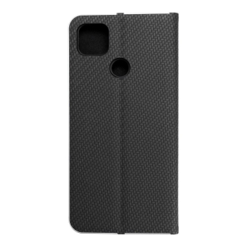 Etui z klapką na Xiaomi Redmi 9C / 9C Luna Book Carbon czarne-366403