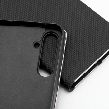 Etui z klapką na Xiaomi Redmi 9C / 9C Luna Book Carbon czarne-366408
