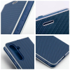 Etui z klapką na Xiaomi Redmi NOTE 13 PRO 4G / Poco M6 PRO 4G Luna Book Carbon niebieskie-367601