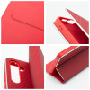 Etui z klapką na Xiaomi Redmi 13C / Poco C65 Luna Book Carbon czerwone-367765