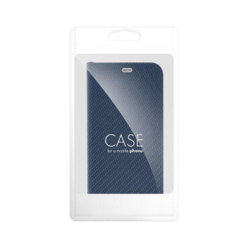Etui z klapką na Samsung A34 5G Luna Book Carbon niebieskie-367190