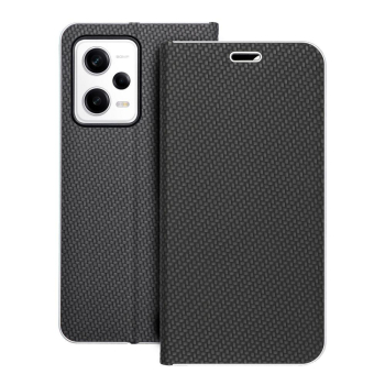 Etui z klapką na Xiaomi Redmi NOTE 12 PRO 5G Luna Book Carbon czarne