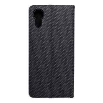 Etui z klapką na Samsung Xcover 7 Luna Book Carbon czarne-367652
