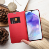 Etui z klapką na Xiaomi Redmi NOTE 14 4G (GLOBAL - 164,84mm x 78,15mm x 8,16mm) Luna Book Carbon czerwone-368823