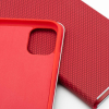 Etui z klapką na iPhone 17 PRO MAX / 18 PRO MAX Luna Book Carbon czerwone-368913