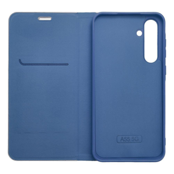 Etui z klapką na Xiaomi Redmi NOTE 14 4G (GLOBAL - 163,25mm x 76,55mm x 8,16mm) Luna Book Carbon niebieskie-368672