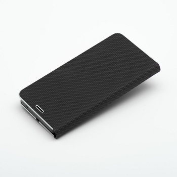 Etui z klapką na Xiaomi Redmi NOTE 14 PRO 4G Luna Book Carbon czarne-368709