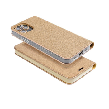 Etui z klapką na Samsung Xcover 7 Luna Book Gold złote-370841