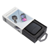 Mikrofon krawatowy bezprzewodowy Lightning z etui ładującym S11 czarny-372005