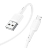 Kabel USB A do Micro USB Hoco 2,4A 1 m X83 biały-372924