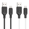 Kabel USB A do Micro USB Hoco 2,4A 1 m X90 czarny-372935