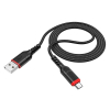 Kabel USB A do Micro USB Hoco 2,4A 3 m X59 czarny-372965