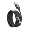 Kabel USB A do Micro USB Hoco 2,4A 2 m X89 czarny-372988