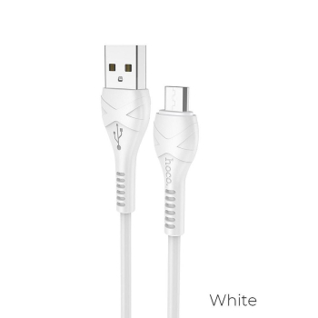 Kabel USB A do Micro USB Hoco 1 m X37 biały