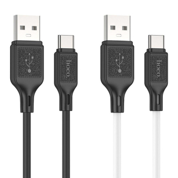 Kabel USB A do Micro USB Hoco 2,4A 1 m X90 biały-372941