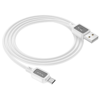 Kabel USB A do Micro USB Hoco 2,4A 1 m X108 biały-372980