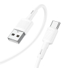 Kabel USB A do USB C Hoco 3A 1 m X83 biały-373136