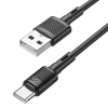 Kabel USB A do USB C Hoco 3A 1 m X83 czarny-373141