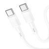 Kabel USB C do USB C Hoco PD 3A 60W 1 m X83 biały-373147