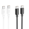 Kabel USB C do USB C Hoco PD 6A 100W 1 m X96 biały-373180