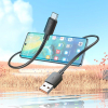 Kabel USB A do USB C Hoco PD 6A 100W 1 m X96 czarny-373200