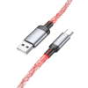 Kabel USB A do USB C Hoco 3A 1 m U112 szary-373465