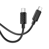 Kabel USB C do USB C Hoco 3A 60W 2 m X88 czarny-373666