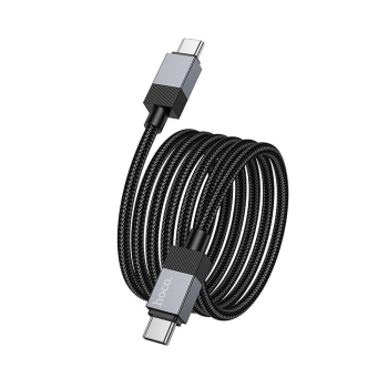 Kabel USB C do USB C Hoco 3A 60W 1 m X110 czarny-373342