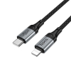 Kabel USB C do Lightning Hoco PD 2,4A 1,5 m X121 czarny-374189