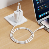Kabel USB C do Lightning Hoco 27W silikonowy 1 m X124 biały-374219