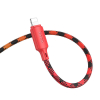 Kabel USB A do Lightning Hoco 2,4A 1 m X116 gradient czerwony-374224