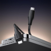 Kabel USB C do Lightning Hoco 27W silikonowy 1 m X124 czarny-374243