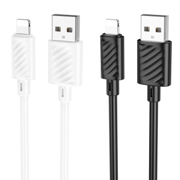Kabel USB A do Lightning Hoco 2,4A 2 m X88 czarny-374167