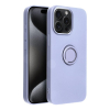 Etui na iPhone 15 PRO MAX Silicone Ring fioletowe-375247