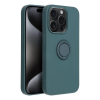 Etui na iPhone 15 PRO Silicone Ring zielone-375302