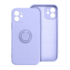 Etui na iPhone 16 PRO MAX Silicone Ring fioletowe