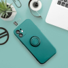 Etui na iPhone 17 Silicone Ring zielone-375846