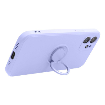 Etui na iPhone 15 PRO MAX Silicone Ring fioletowe-375239