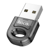 Adapter USB A bluetooth Hoco UA28 transparentny czarny-376175