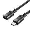 Adapter OTG USB C do USB C Hoco 3A 1,2 m U107 czarny-376209