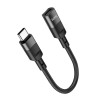 Adapter OTG USB C do Lightning Hoco 3A 0,1 m U107 czarny-376255