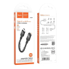 Adapter OTG USB C do Lightning Hoco 3A 0,1 m U107 czarny-376258