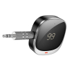 Adapter AUX bluetooth Jack 3,5 mm Hoco z wyświetlaczem E80 czarny-376271