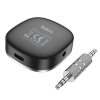 Adapter AUX bluetooth Jack 3,5 mm Hoco z wyświetlaczem E80 czarny-376274