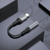 Adapter AUX USB C do Jack 3,5 mm Hoco 0,12 m LS36 czarny-376284