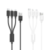 Kabel 3w1 USB A do Lightning / Micro USB / USB C Hoco 2A X74 1 m czarny-376339