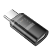 Adapter USB C do Lightning Hoco UA36D transparentny czarny-376509