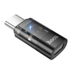Adapter USB C do Lightning Hoco UA36D transparentny czarny-376510